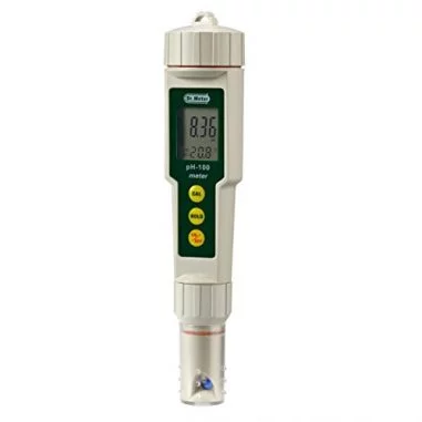 Dr-Meter-PH100-001-Resolution-High-Accuracy-Pocket-Size-pH-Meter-with-ATC-0-14pH-Measurement-Range-White-0-0
