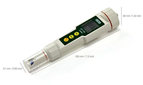 Dr-Meter-PH100-001-Resolution-High-Accuracy-Pocket-Size-pH-Meter-with-ATC-0-14pH-Measurement-Range-White-0-3