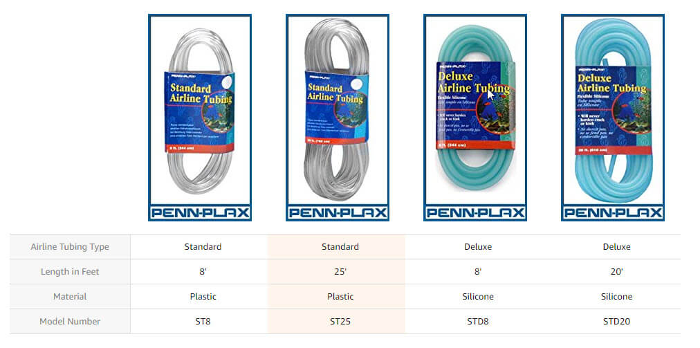 Penn Plax air tubing for cultivating spirulina