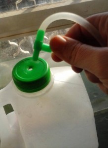 air tube to boost spirulina growth