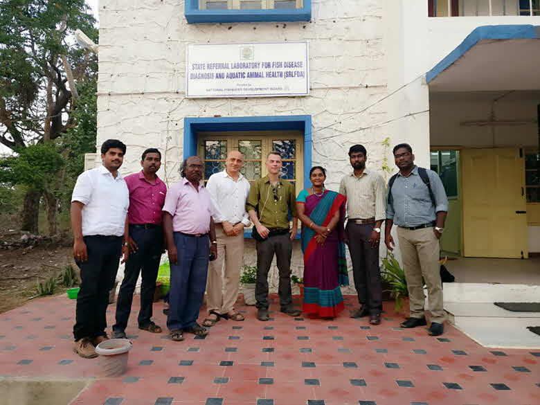 Exploring Business Opportunities in India with Spirulina Network From left to right: Mr KE Harish, Mr Robert Shibin, Dr. Manikandavelo, Dov Ley Ary, Natan Gammer, Dr. Uma and her assistants.