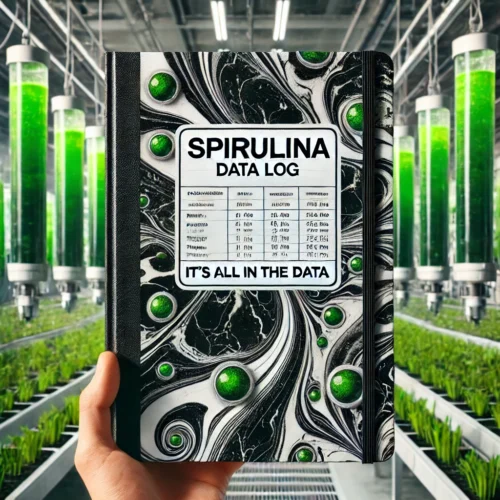 Spirulina Data Log Notebook - Document & Monitor Algae Growth