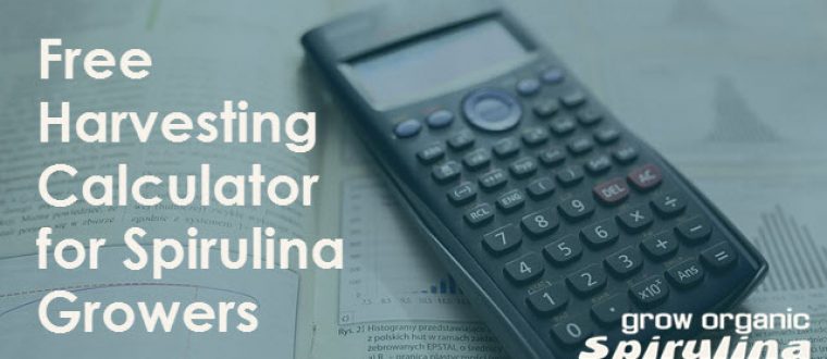 How much Spirulina can I harvest per day – Free Harvesting Calculator!